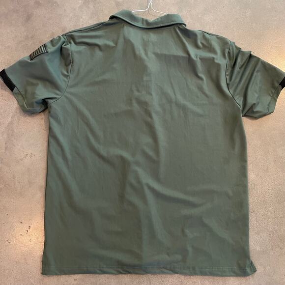 Colosseum Norte Dame Fighting Irish Army Green Polo shirt mens XL Collegiate - Picture 4 of 6